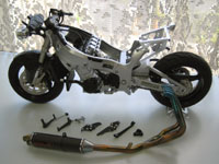 タミヤ、バイクプラモデル ヨシムラ隼