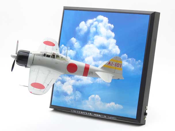 1/48 ゼロ戦21型&展示台