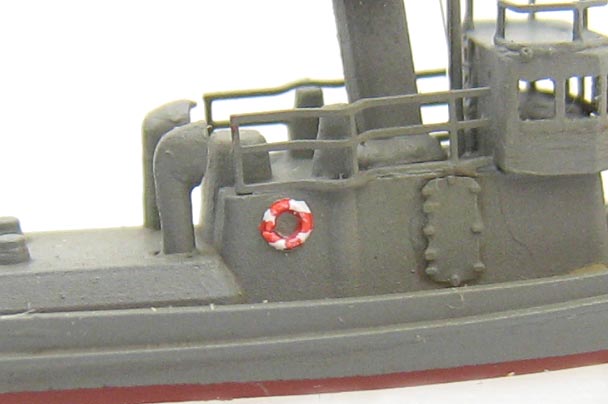 1/700 艦船模型「救命浮き輪」の製作手順